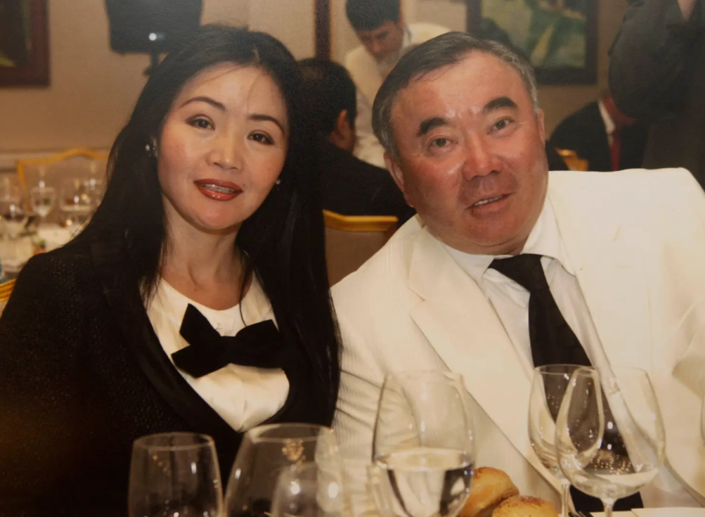 Maira Nazarbayev, left, and her ex-husband Bolat Nazarbayev are seen in this undated family photo. New York Post/Chad Rachman